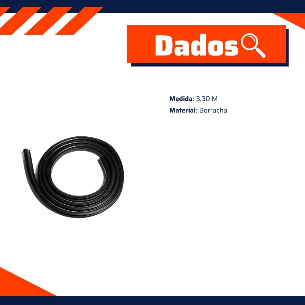 Borracha da Porta para Fiat Siena - Uniflex - 38922