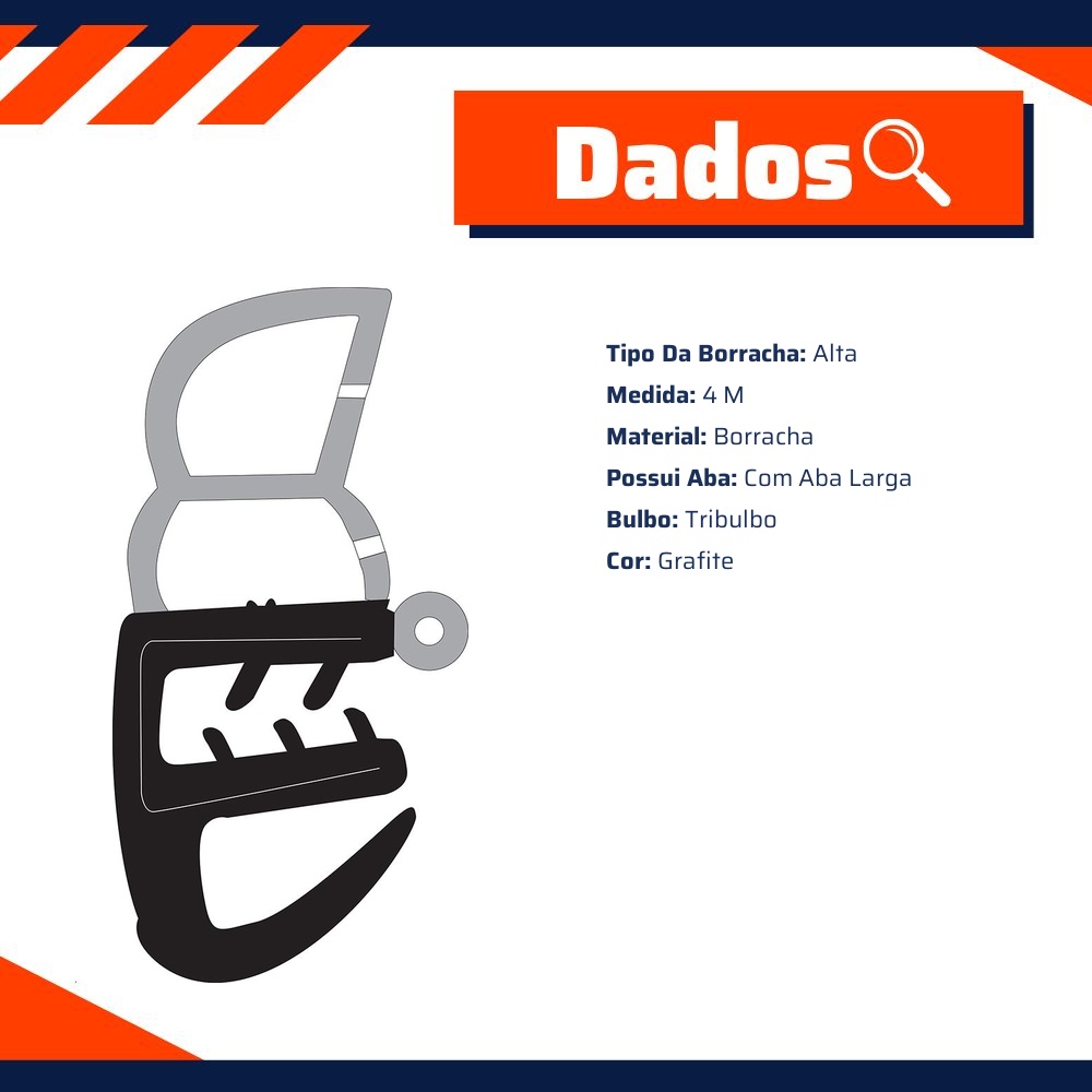 Borracha da Porta - Uniflex - 37066