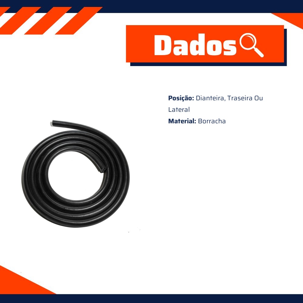 Borracha da Porta para Chevrolet Tracker - Uniflex - 37971