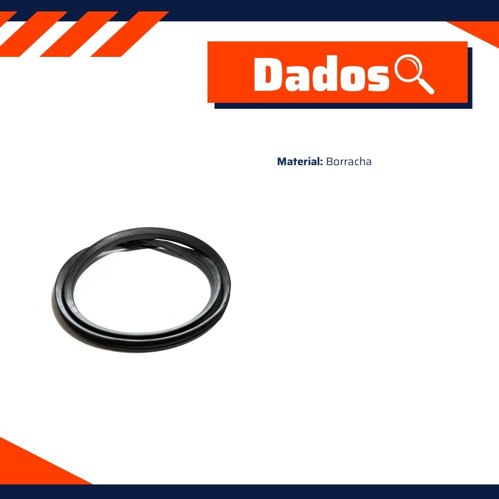 Borracha do Para-Brisa para Volkswagen Kombi - Uniflex - 37135