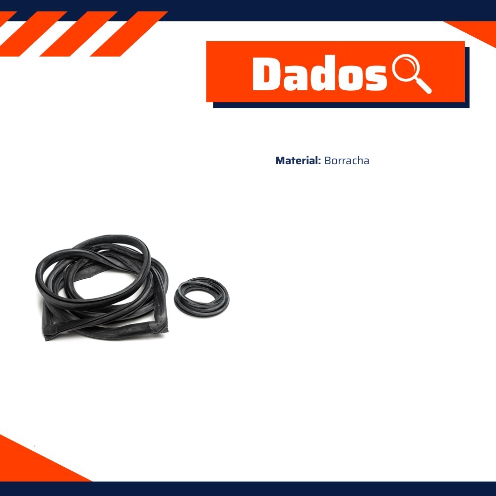 Borracha do Para-brisa - Uniflex - 37169