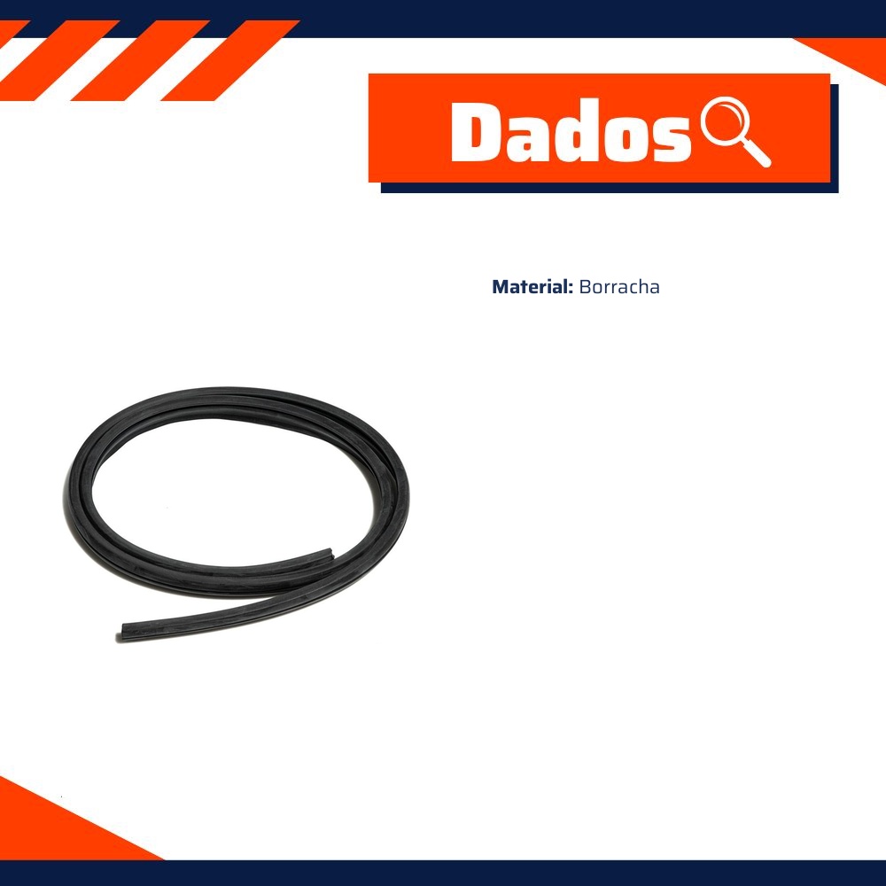 Borracha do Para-Brisa para Ford Fiesta - Uniflex - 38338