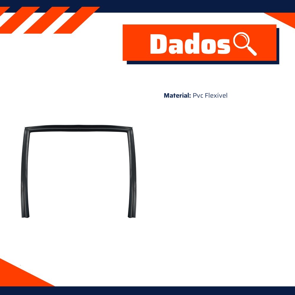 Borracha do Para-Brisa para Ford Ecosport - Uniflex - 38378