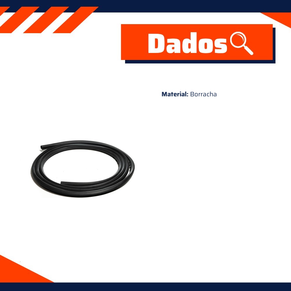 Borracha do Para-Brisa para Renault Scenic - Uniflex - 39805