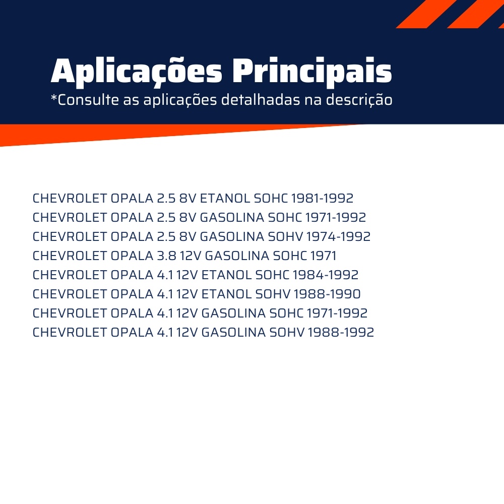 Borracha do Para-Brisa para Chevrolet Opala - Uniflex - 37758