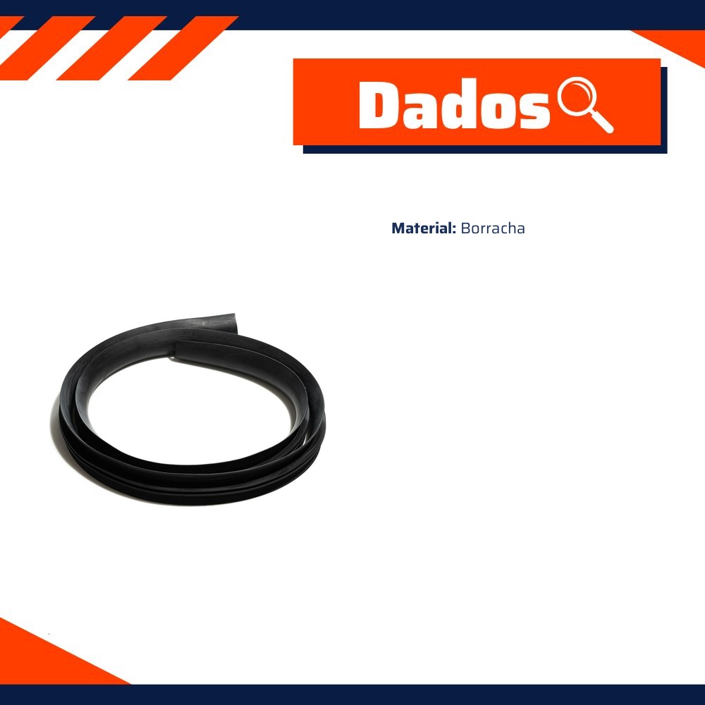 Borracha do Para-Brisa para Chevrolet Astra Hatch - Uniflex - 37775
