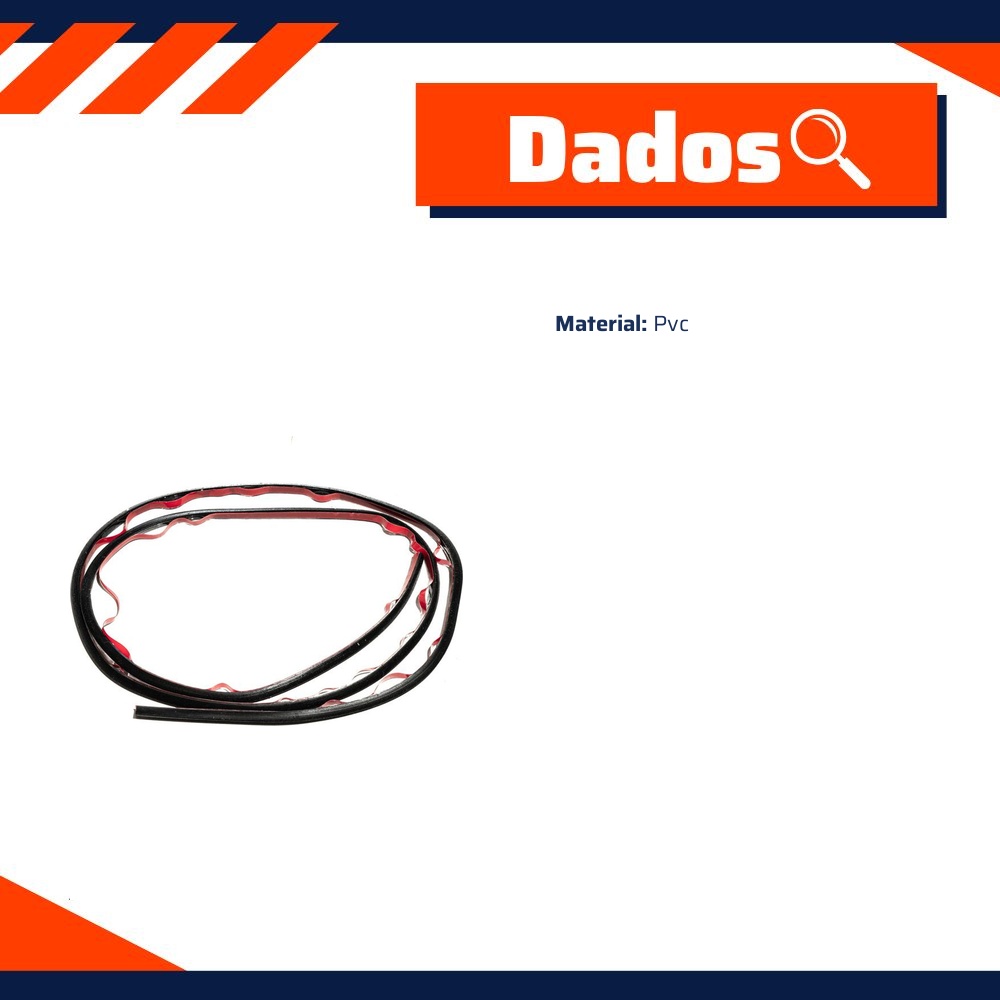 Borracha do Para-Brisa para Volkswagen Polo - Uniflex - 37161