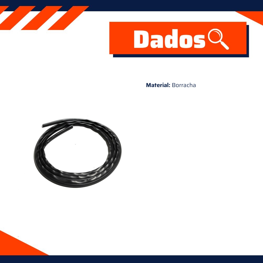 Borracha do Para-Brisa para Mitsubishi Pajero Tr4 - Uniflex - 39880