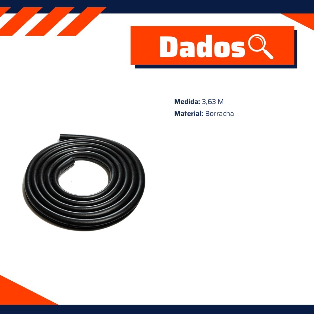 Borracha do Porta-Malas para Ford Ecosport - Uniflex - 36784