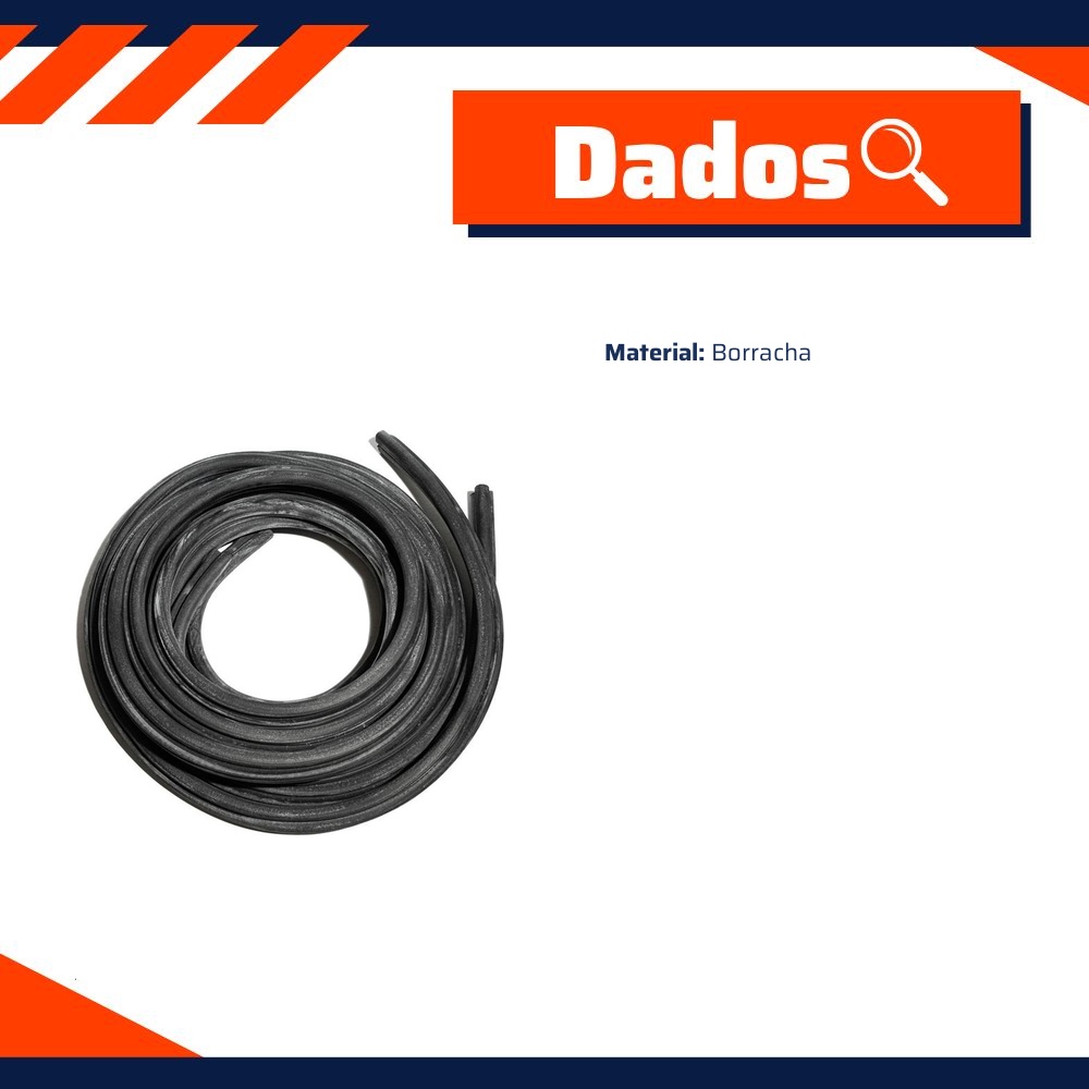 Par de Borrachas da Porta - Uniflex - 39297