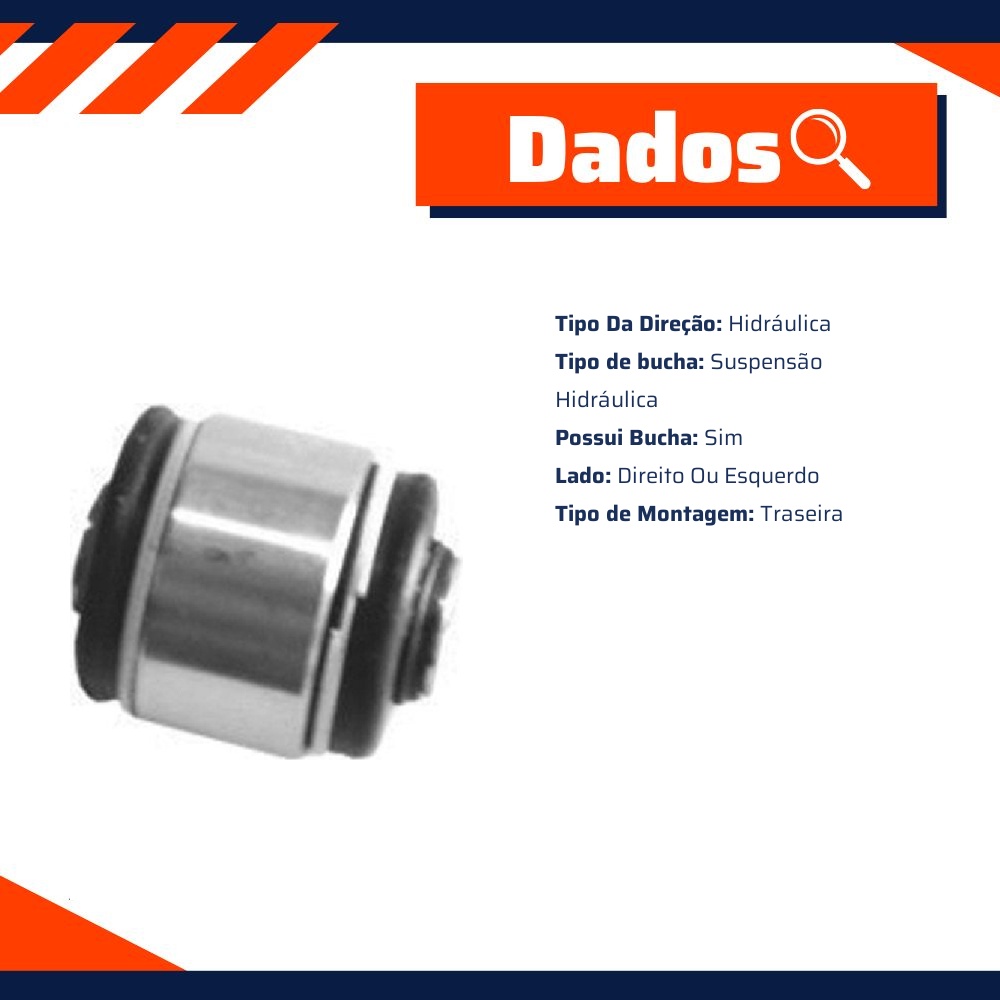Bucha da Suspensão Hidráulica para Chevrolet Vectra e Vectra GT - Amortex - 33381