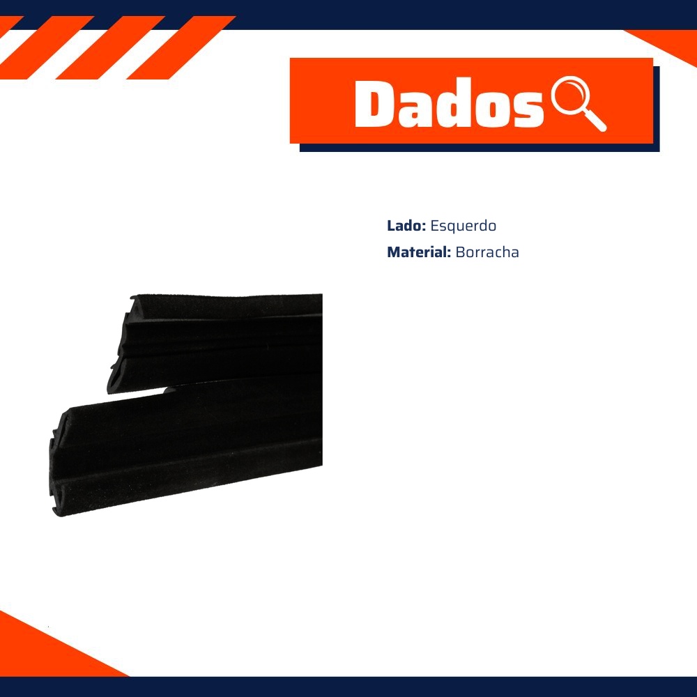 Canaleta da Porta para Ford Escort e Verona - Uniflex - 37532