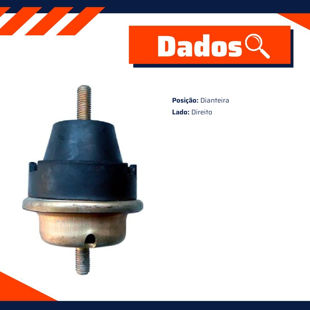 Coxim do Motor para Peugeot 206 - Amortex - 51660