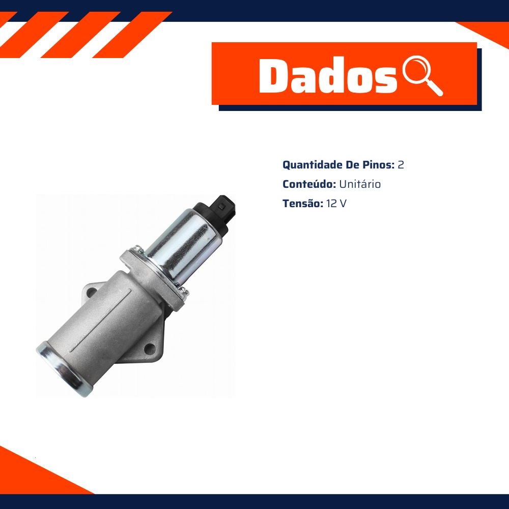 Atuador Marcha Lenta - Gauss - GS6084