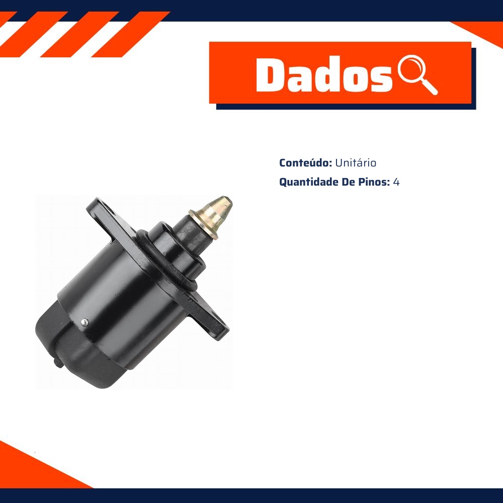 Atuador Marcha Lenta - Gauss - GS6262