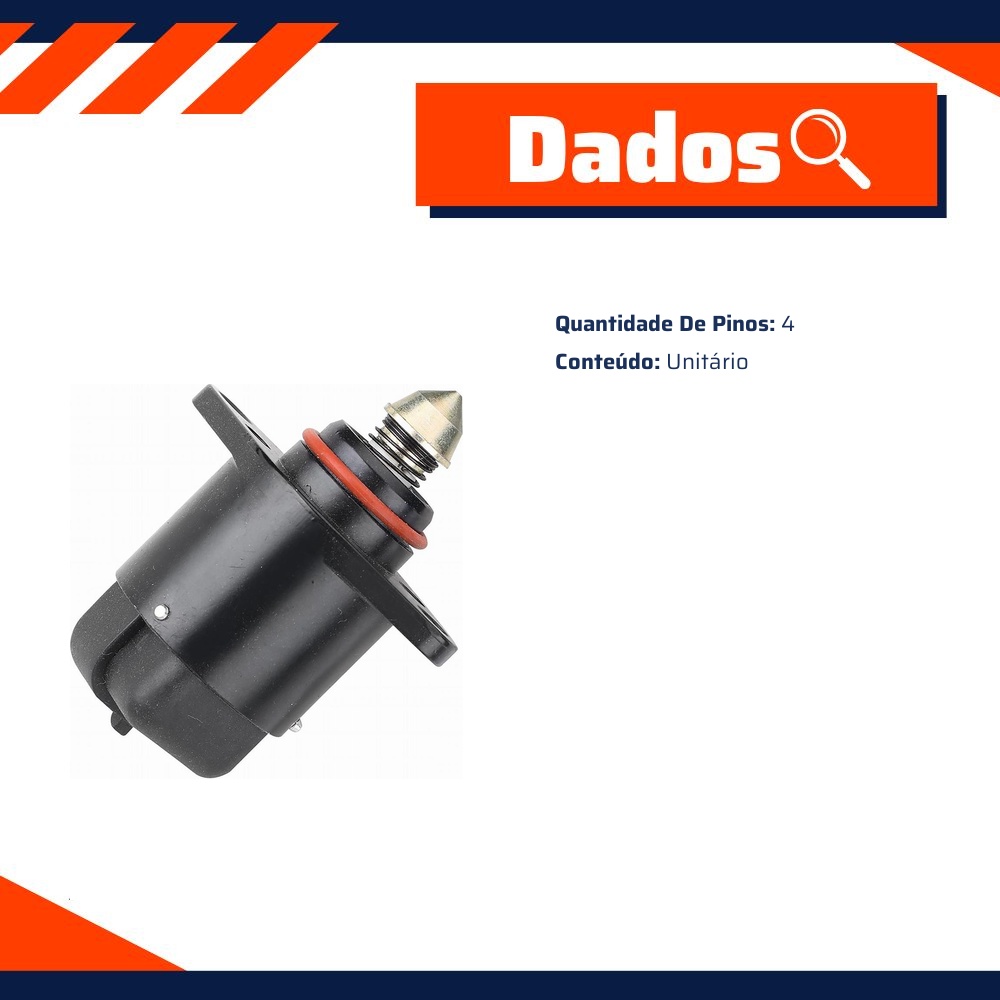 Atuador Marcha Lenta - Gauss - GS6603