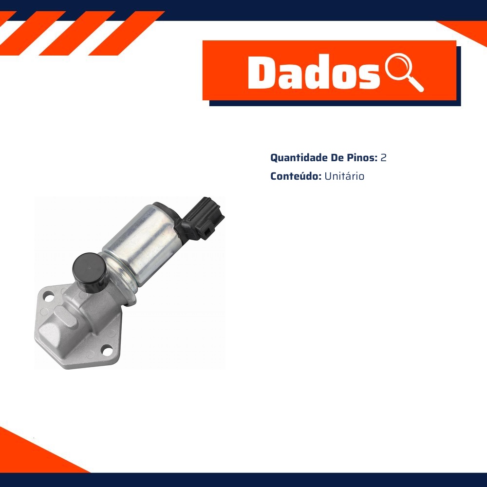 Atuador de Marcha Lenta para Ford Explorer e Ranger - Gauss - GS6906