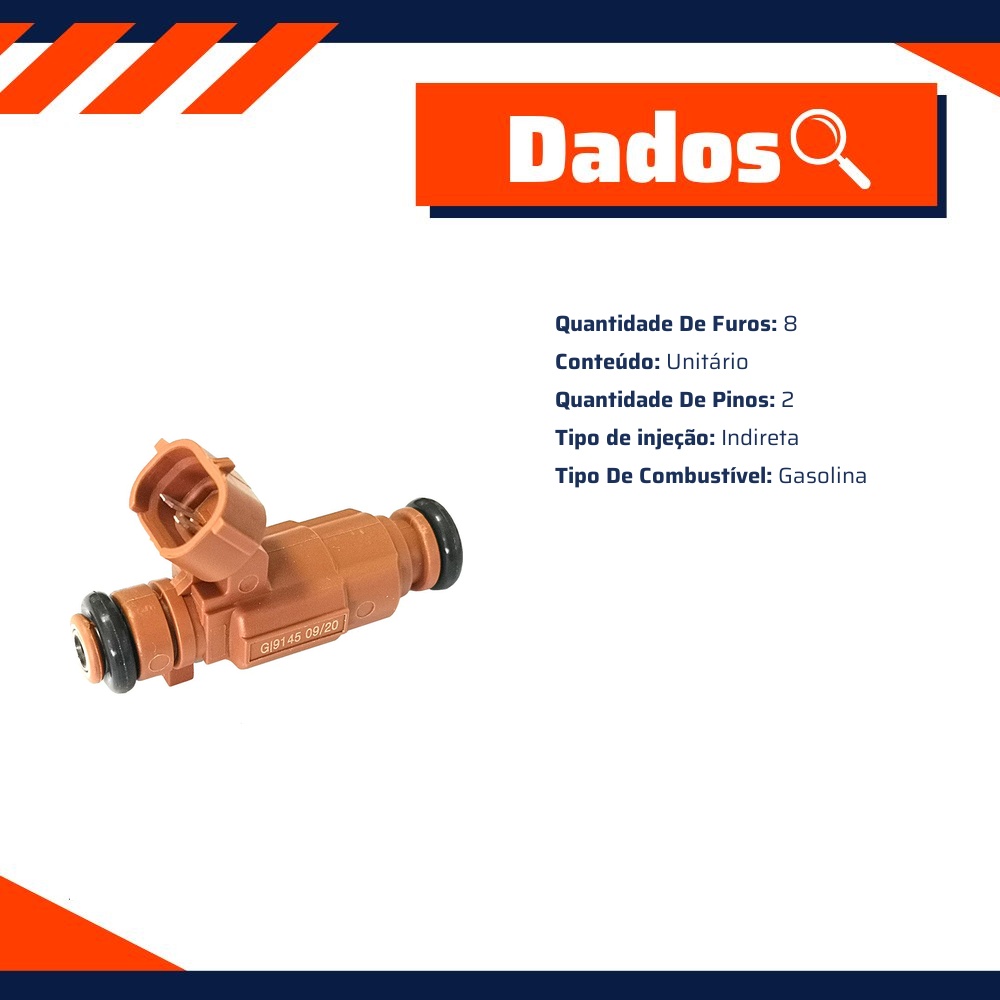 Bico Injetor para Nissan Sentra - Gauss - GI9145