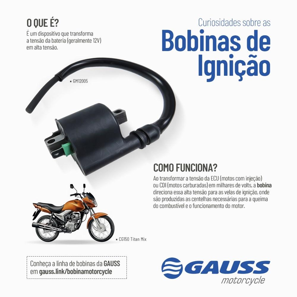 Bobina de Ignição para Honda CB 300 - Gauss - GM12015