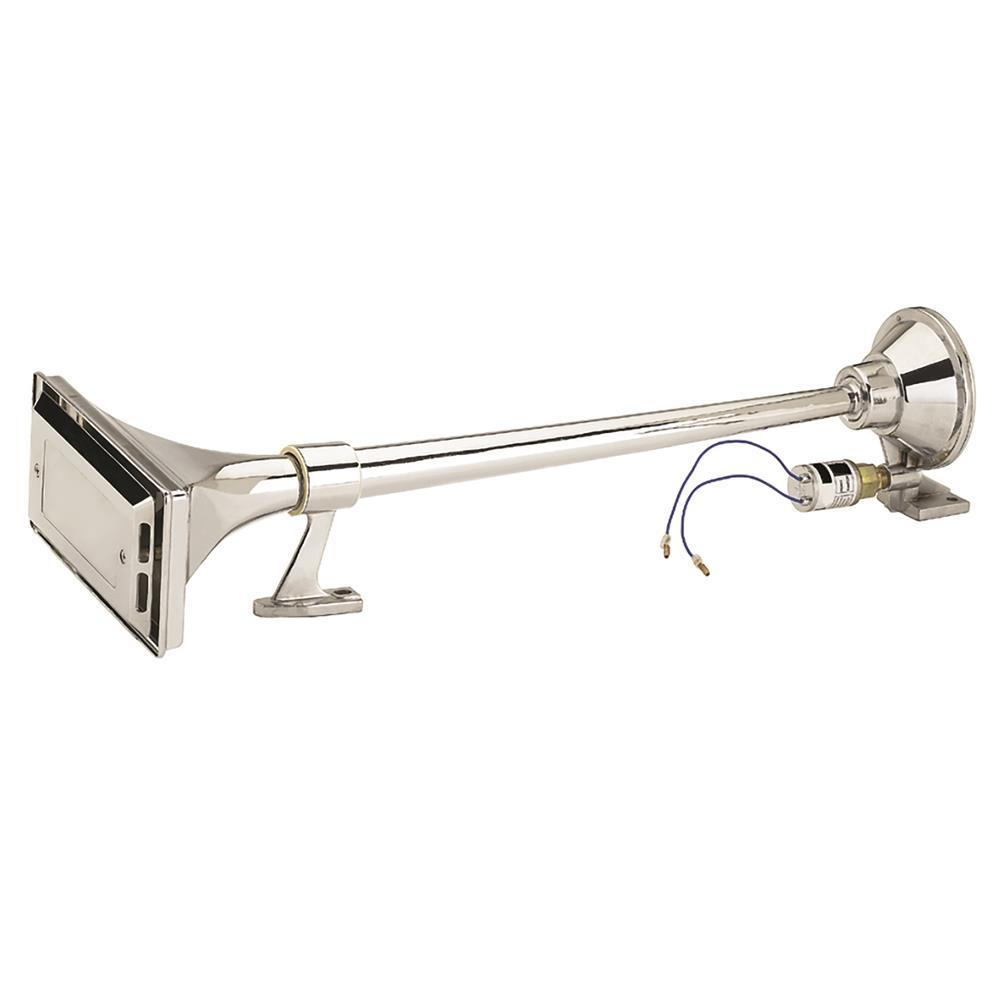 Buzina Corneta Cromada 12V - Gauss - GB1017