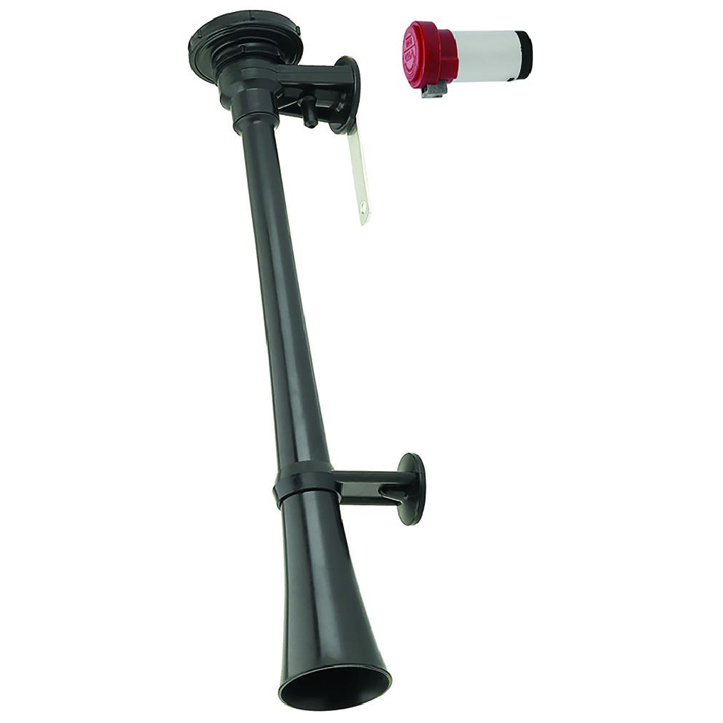 Buzina Corneta Preta 12V - Gauss - GB1011