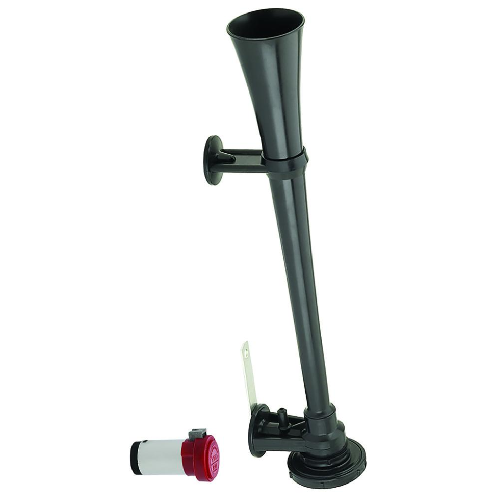 Buzina Corneta Preta 12V - Gauss - GB1011