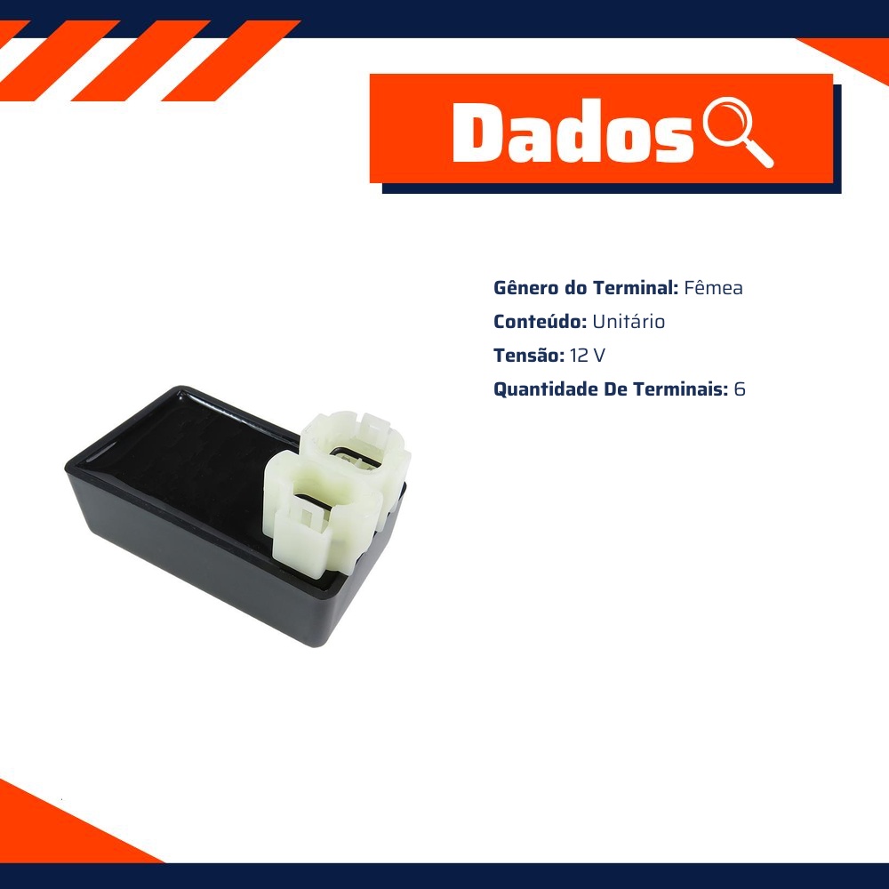 CDI para Honda CG 125 e XLR 125 - Gauss - GM11001
