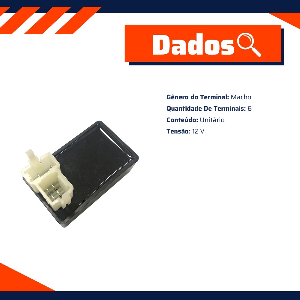 CDI para Honda Turuna 125 e XL 250R - Gauss - GM11018