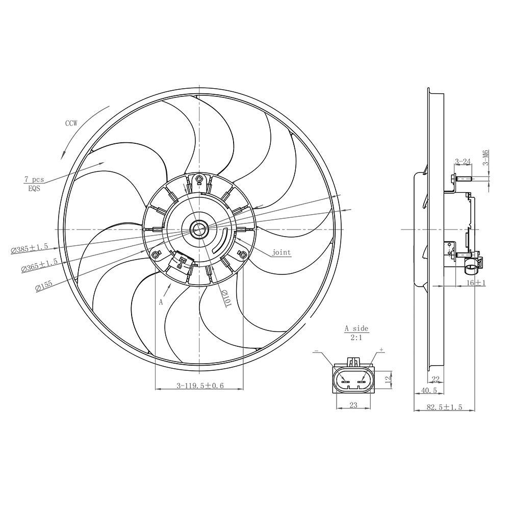 Eletroventilador - Gauss - GE1084