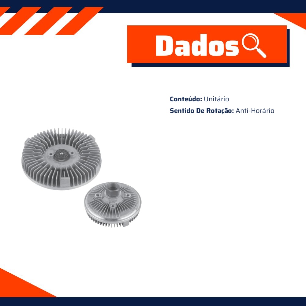 Embreagem Viscosa para Ford Ranger - Gauss - GE6060