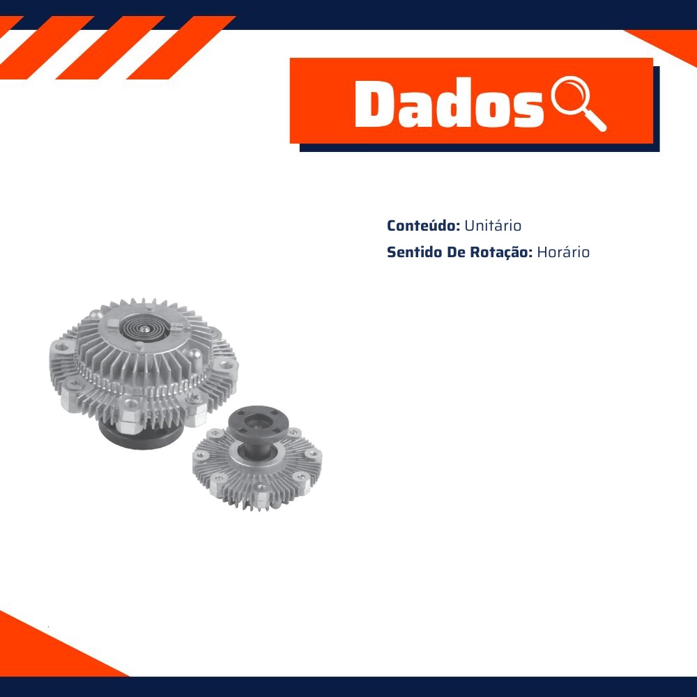 Embreagem Viscosa - Gauss - GE6086