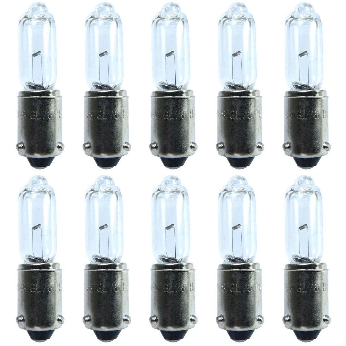 10 Lâmpadas Halogena H21W 12V 21W Incolor - Gauss - GL76H21W