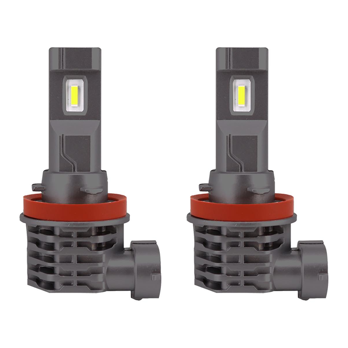Par Lâmpada Led H8 9 A 32V 25W Incolor - Gauss - GL208H8LED