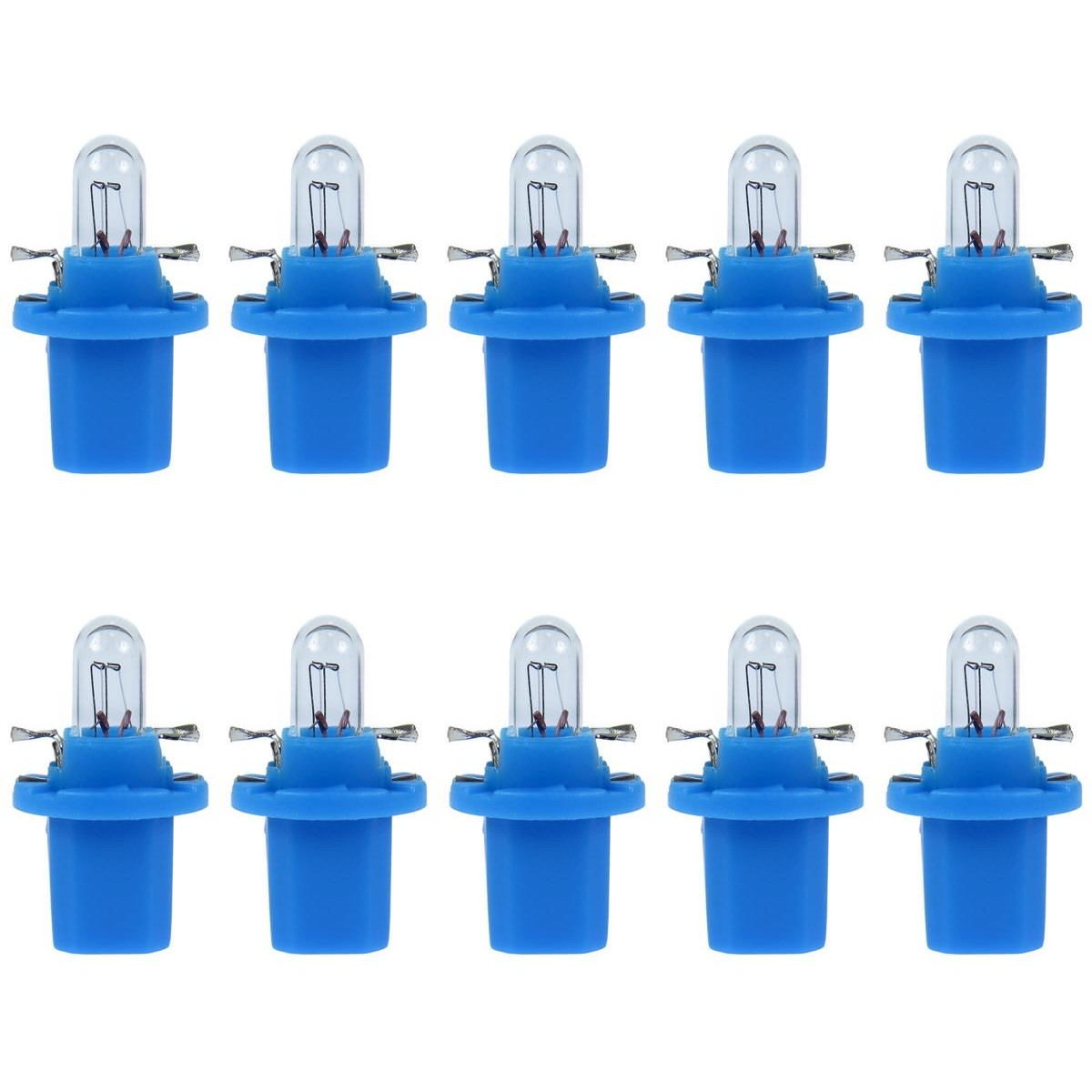 10 Lâmpadas Miniatura Painel 12V 1,2W Base Azul - Gauss - GL2721MFX