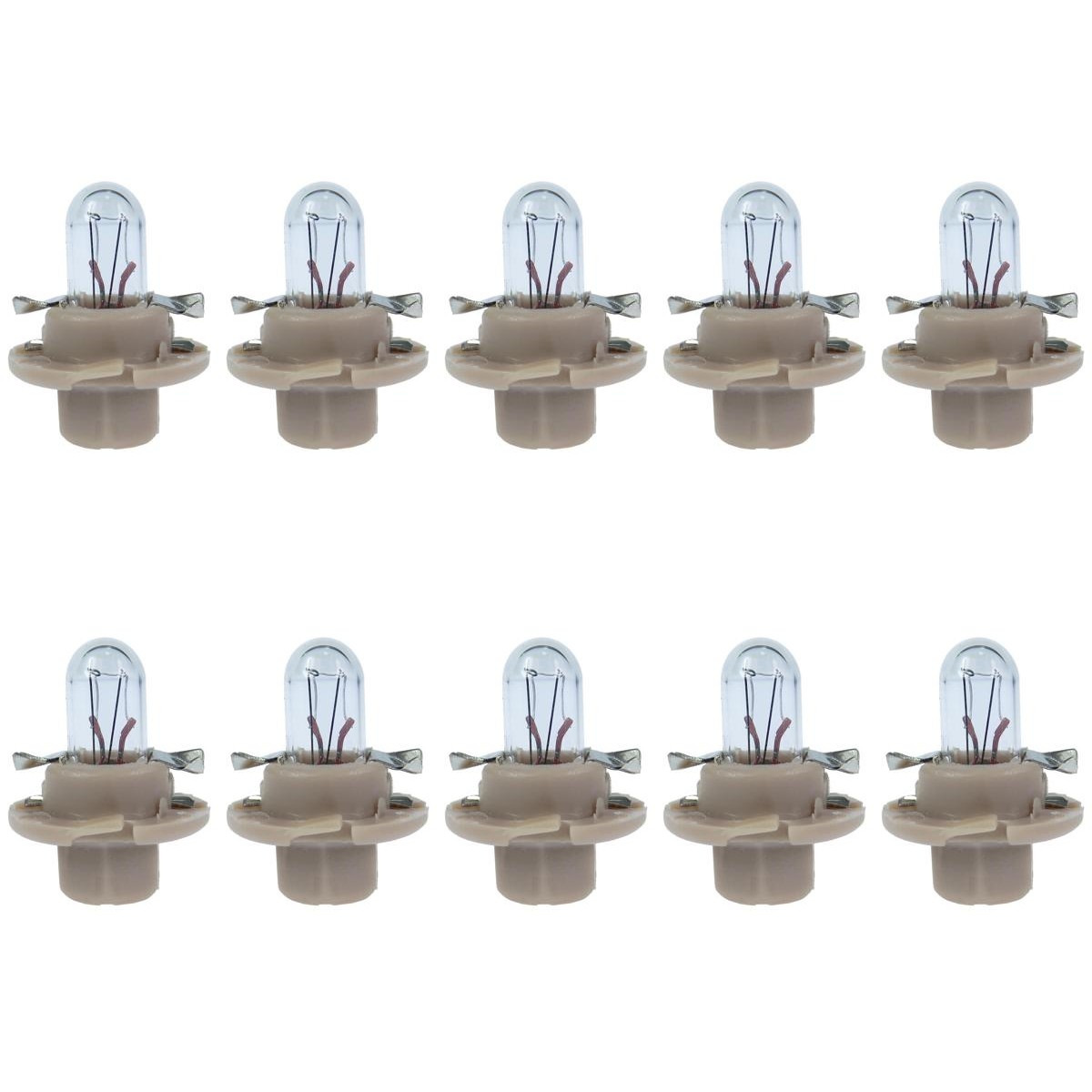 10 Lâmpadas Miniatura Painel 12V 1,5W Base Bege - Gauss - GL2452MFX6
