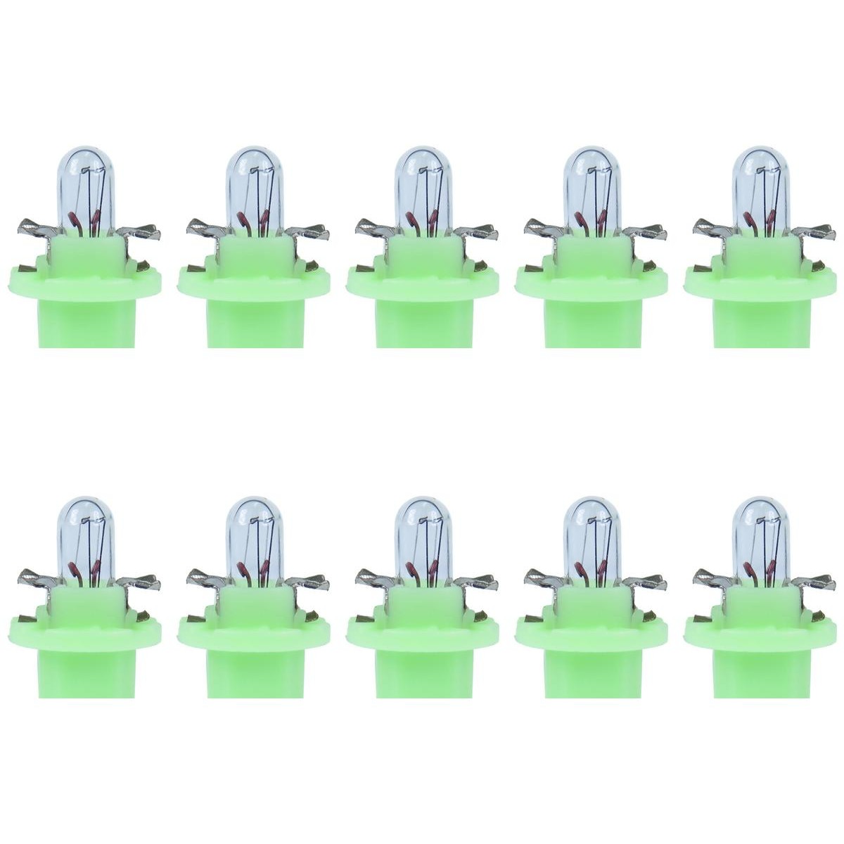 10 Lâmpadas Miniatura Painel 12V 2,0W Base Verde - Gauss - GL2722MF