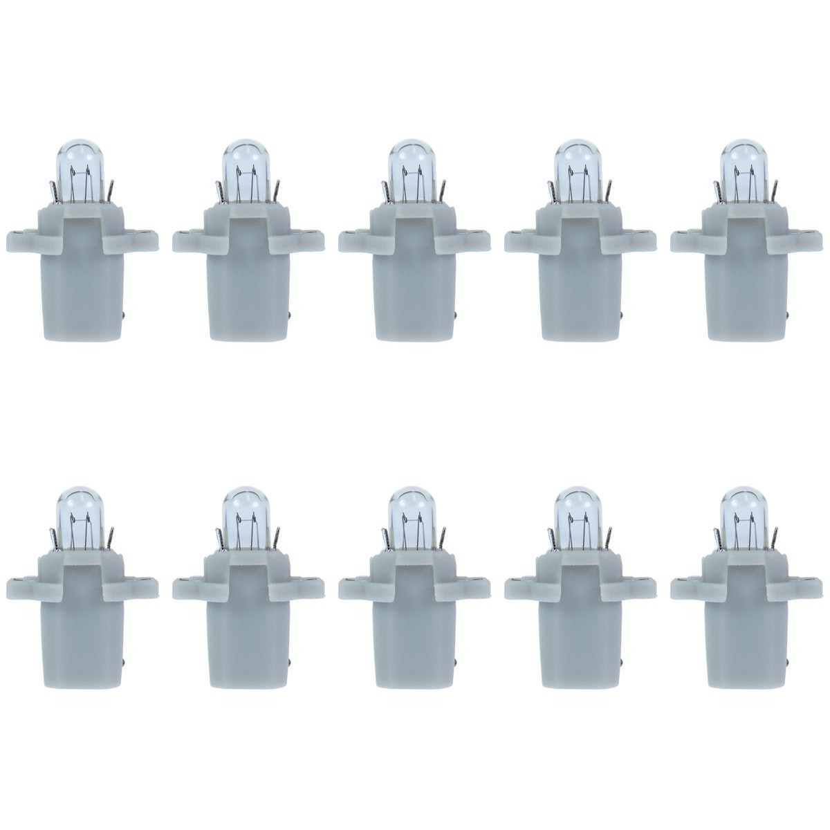 10 Lâmpadas Miniatura Painel 24V 1,2W Base Cinza - Gauss - GL2741MF8