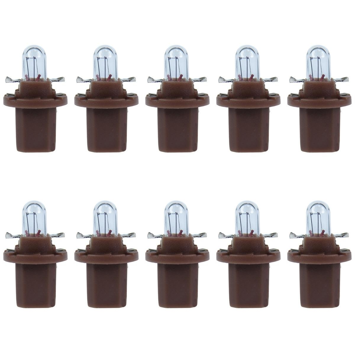 10 Lâmpadas Miniatura Painel 24V 1,2W Base Marron - Gauss - GL2741MFX
