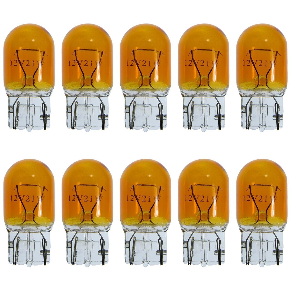 10 Lâmpadas Miniatura Wy21W 12V 21W Ambar - Gauss - GL7504