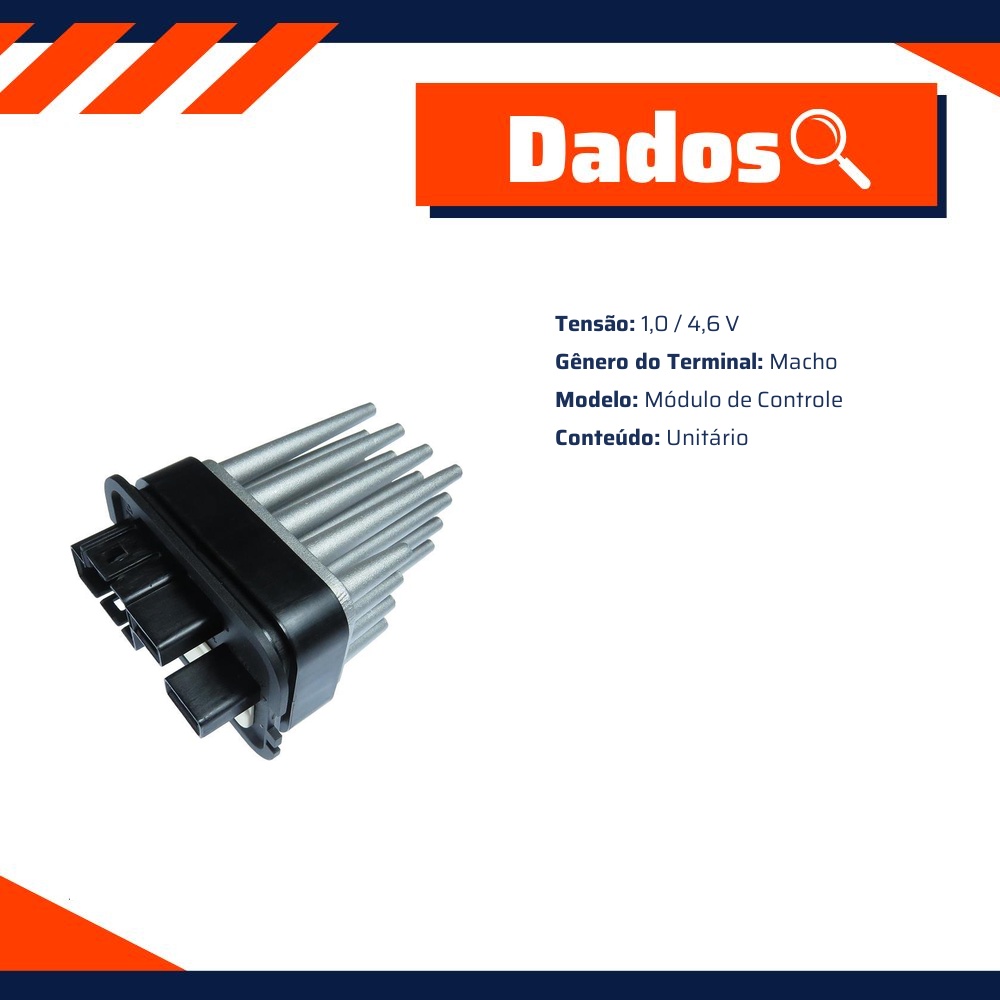 Resistência 1,0 / 4,6V Módulo de Controle - Gauss - GE3105