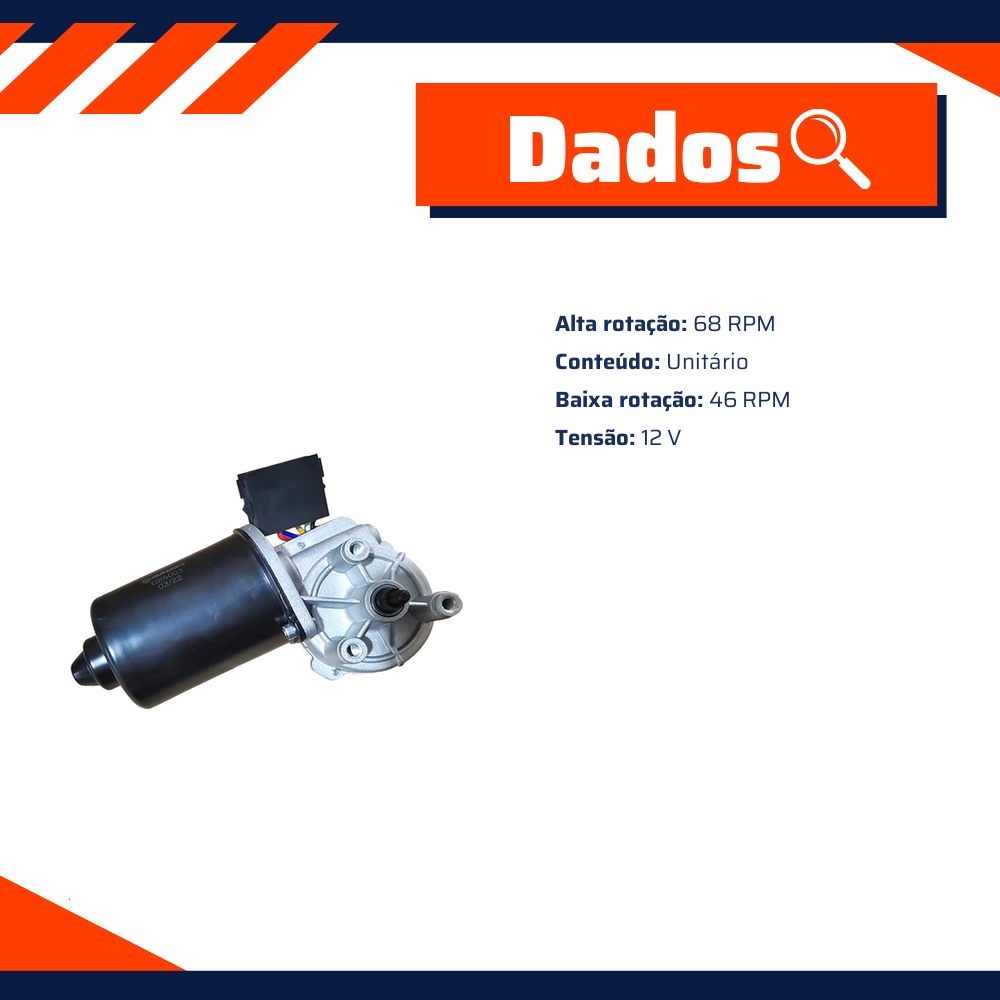 Motor do Limpador de Para-Brisas para Ford Focus e Focus Sedan - Gauss - GE5003