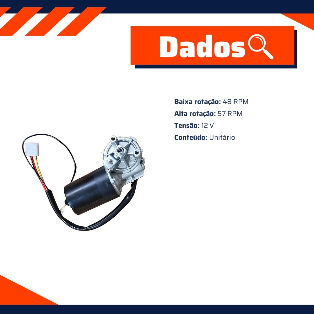 Motor do Limpador de Para-Brisas para Toyota Bandeirante - Gauss - GE5043
