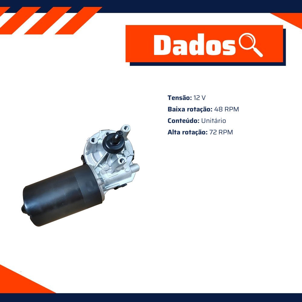 Motor do Limpador de Para-Brisas - Gauss - GE5199
