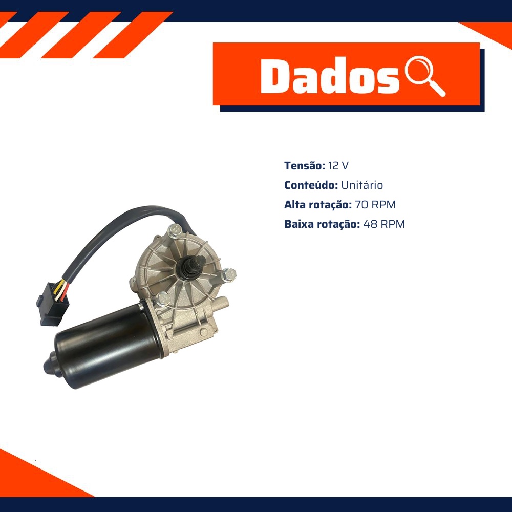 Motor do Limpador de Para-Brisas - Gauss - GE5200