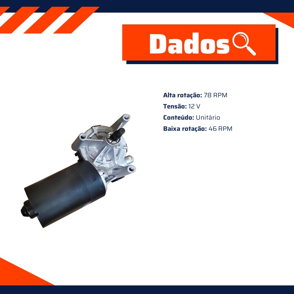 Motor do Limpador de Para-Brisas - Gauss - GE5309