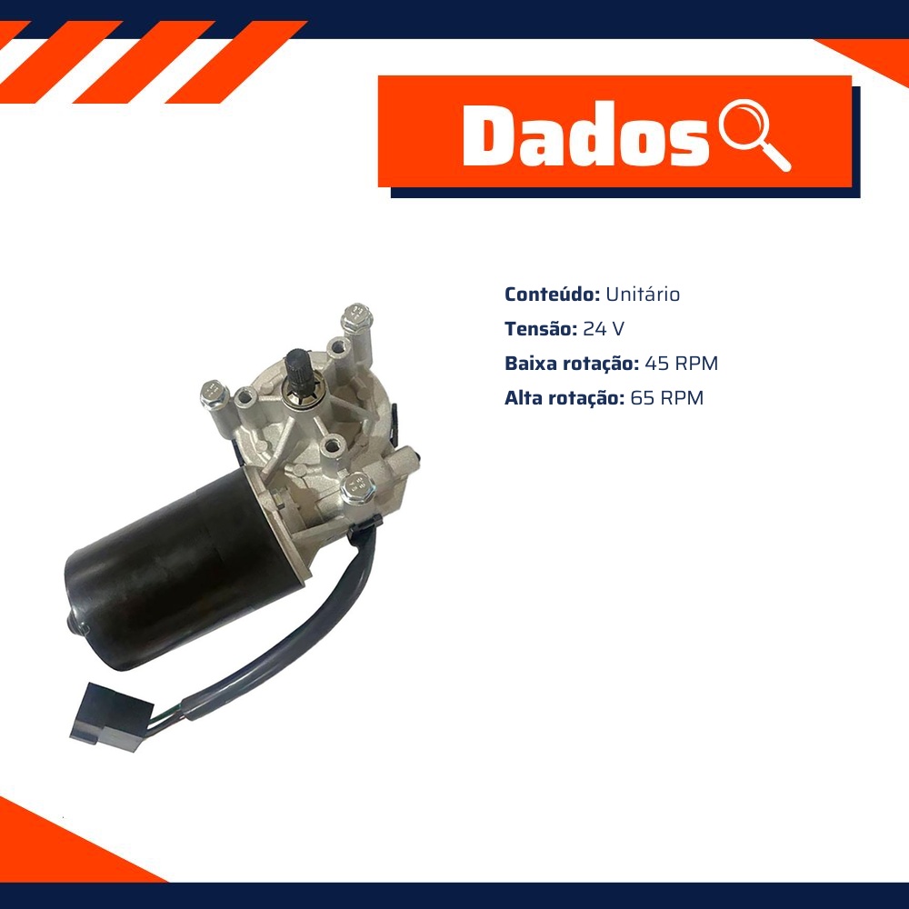 Motor do Limpador de Para-Brisas - Gauss - GE5310