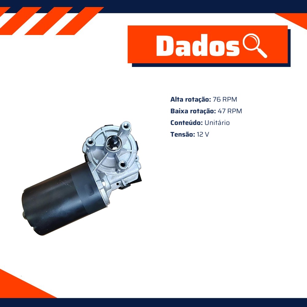 Motor do Limpador de Para-Brisas - Gauss - GE5314