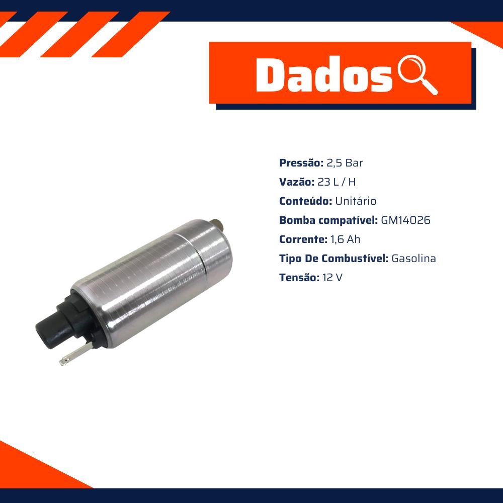 Refil da Bomba de Combustível para Yamaha NEO 125 e NMAX 160 - Gauss - GM15017