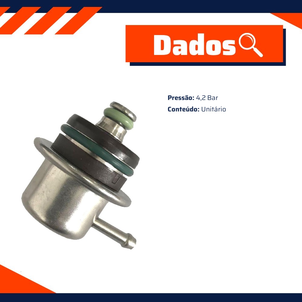 Regulador de Pressão para Chevrolet Blazer e S10 - Gauss - GI8013