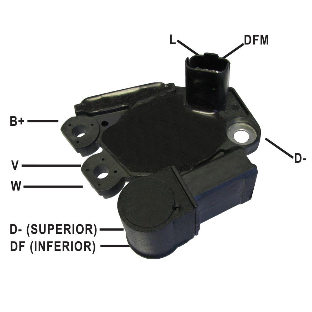 Regulador de Voltagem 14V para Renault Oroch - Gauss - GA988